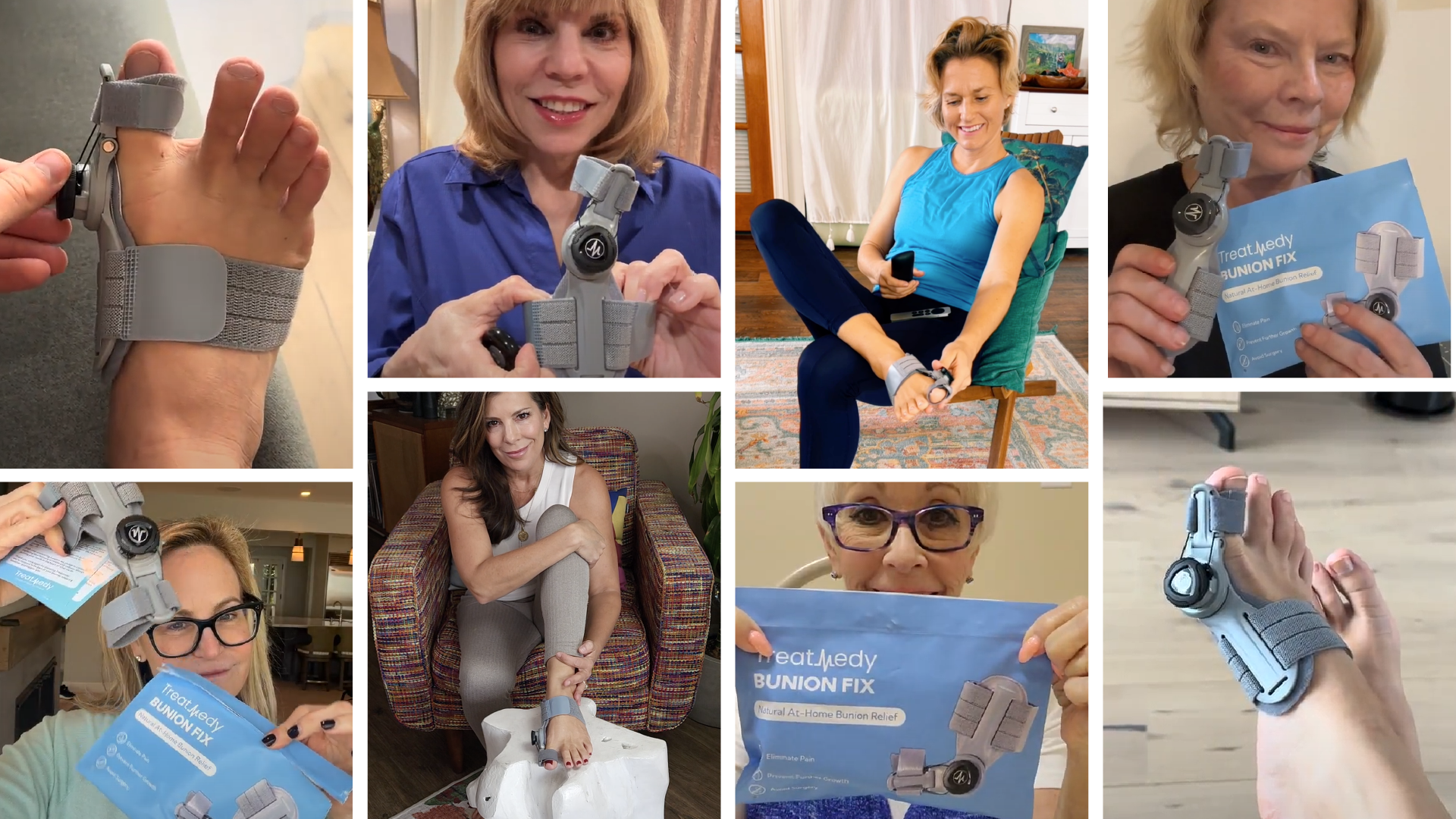 Bunion Fix customer photographs